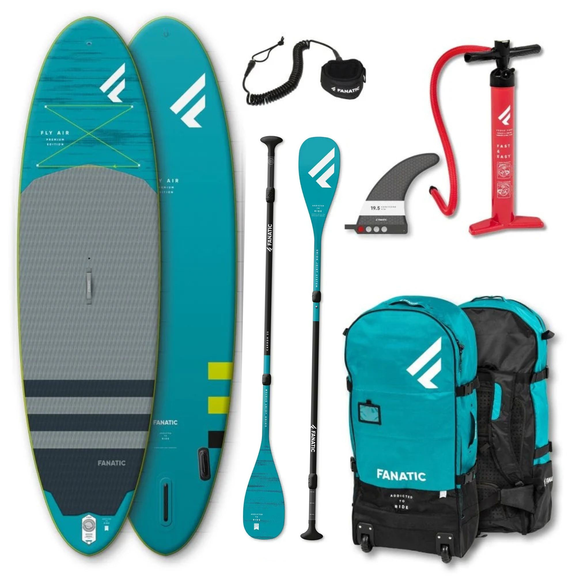 Fanatic Fly Air 10'4" Premium Complete Inflatable SUP Package