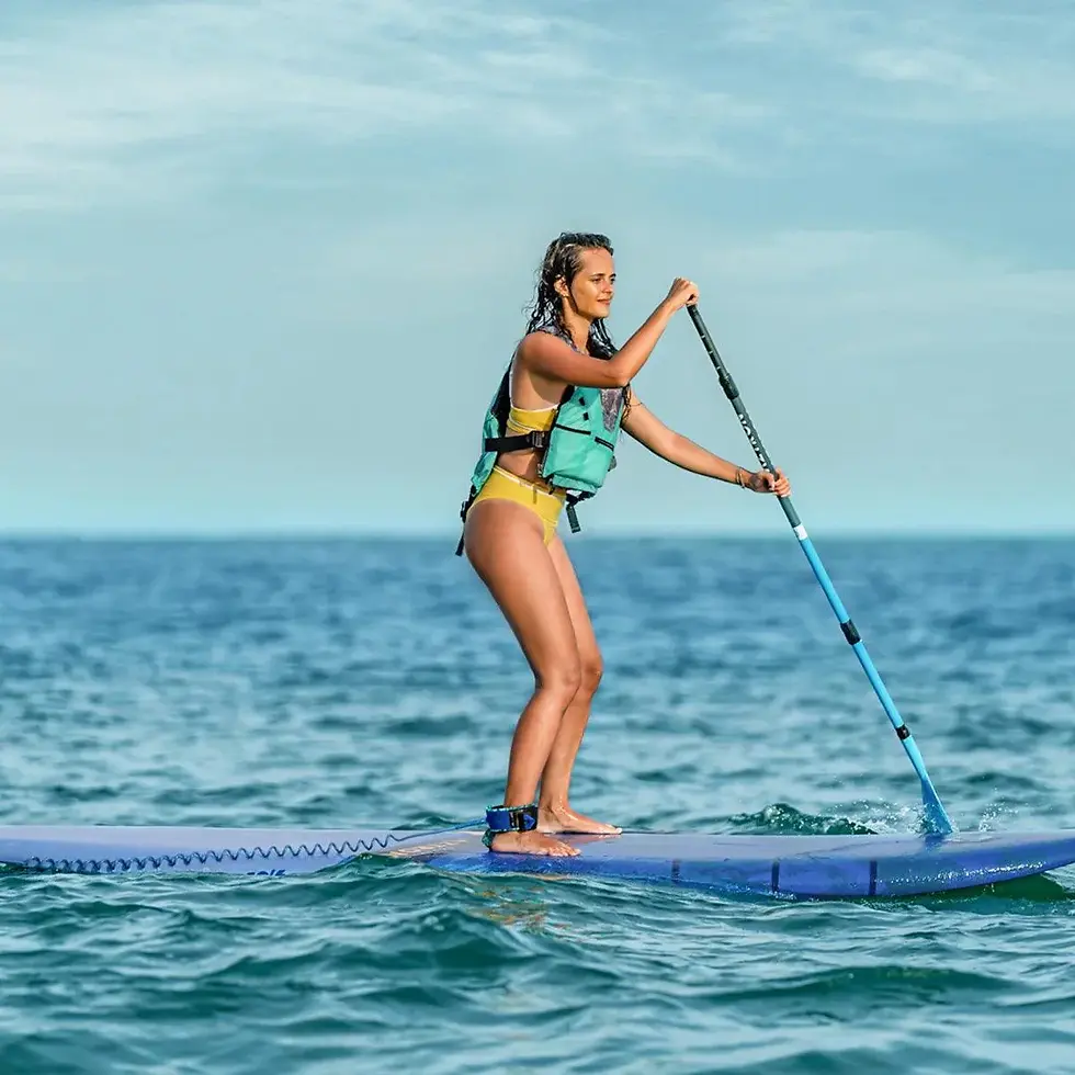 Thumbnail: Aztron Nylon Safety Vest - Aqua