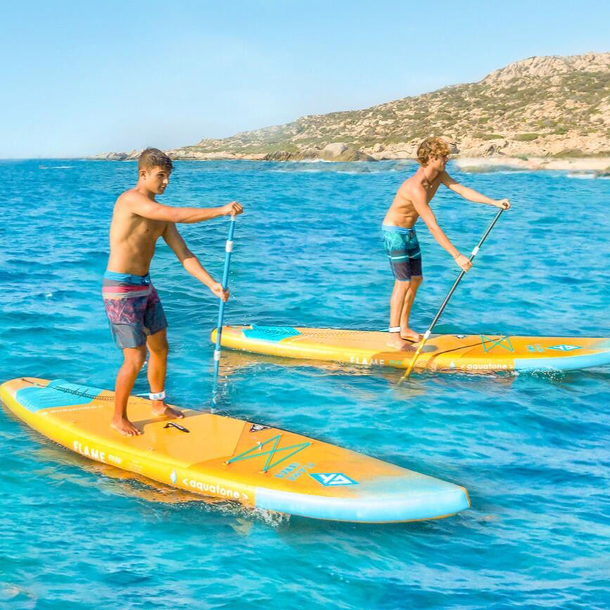 Thumbnail: Aquatone Flame 12’6” Touring Inflatable SUP Package