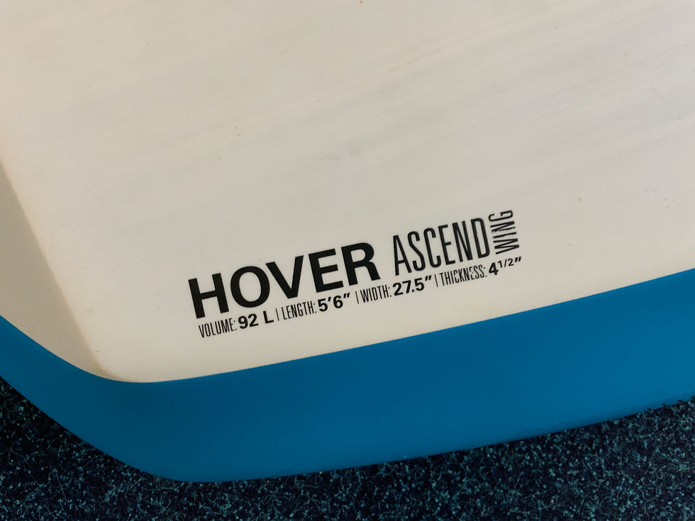 Thumbnail: Used Naish Hover Ascend 92 Wing board