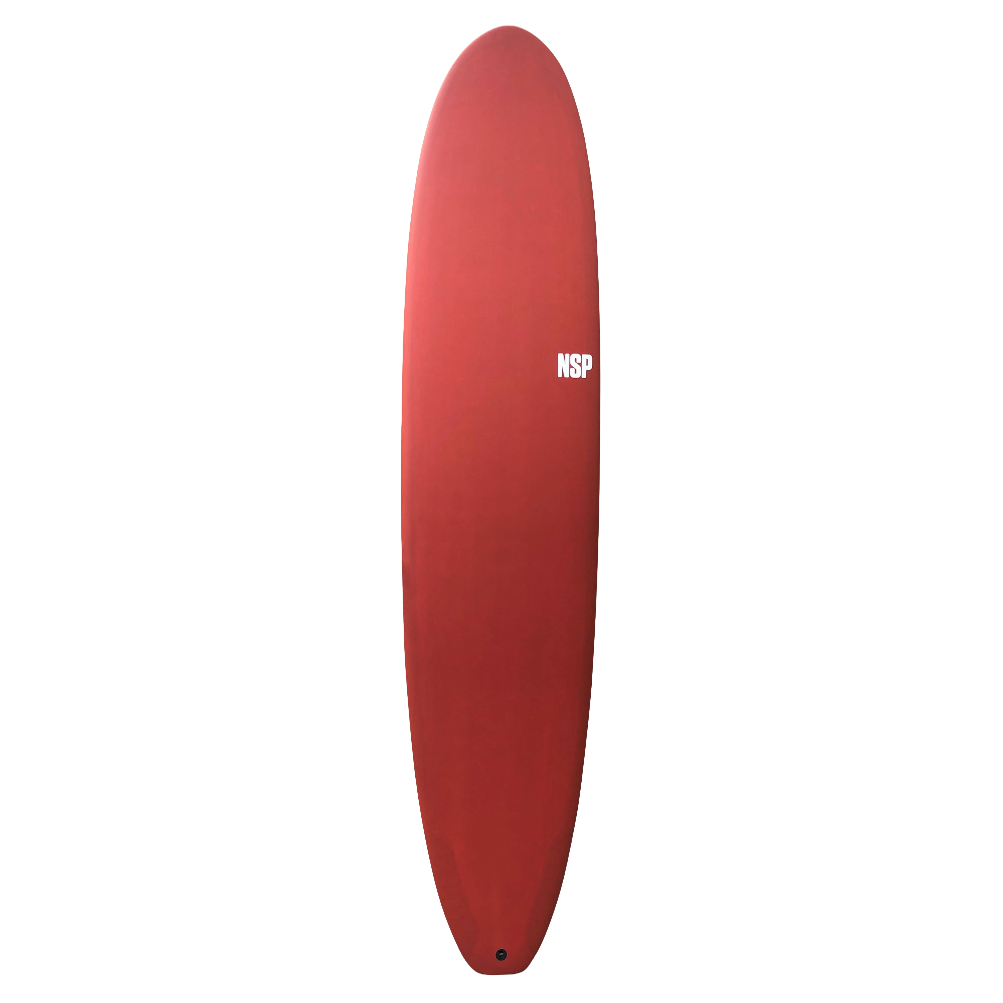 NSP Protech 8'0 Longboard Surfboard - Red Tint