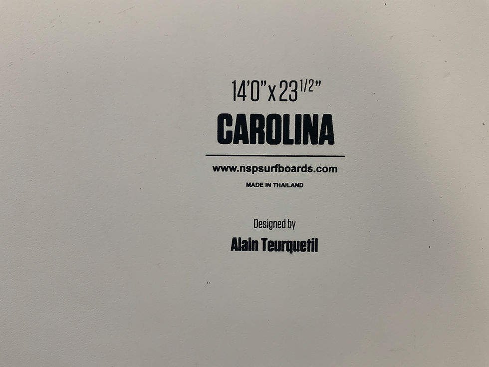 Thumbnail: NSP Carolina 14' x 23.5" Used Race SUP board