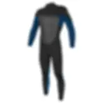 O'Neill Youth Epic 3/2mm Kids Full Chest Zip Wetsuit colour blue front view