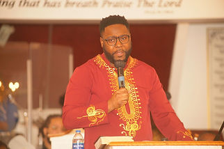 Pastor Preaching at Sweet Home