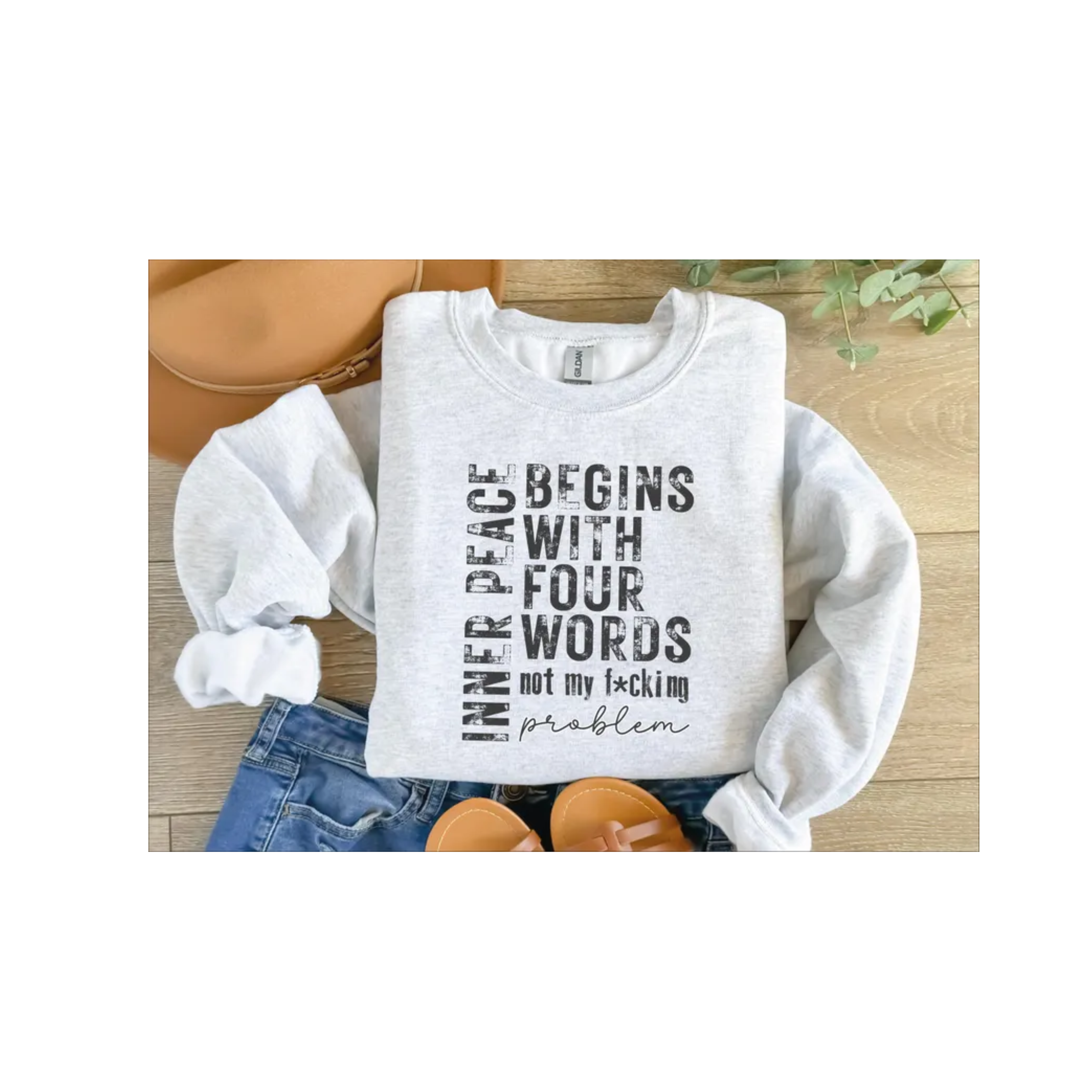 Inner Peace Statement Crewneck