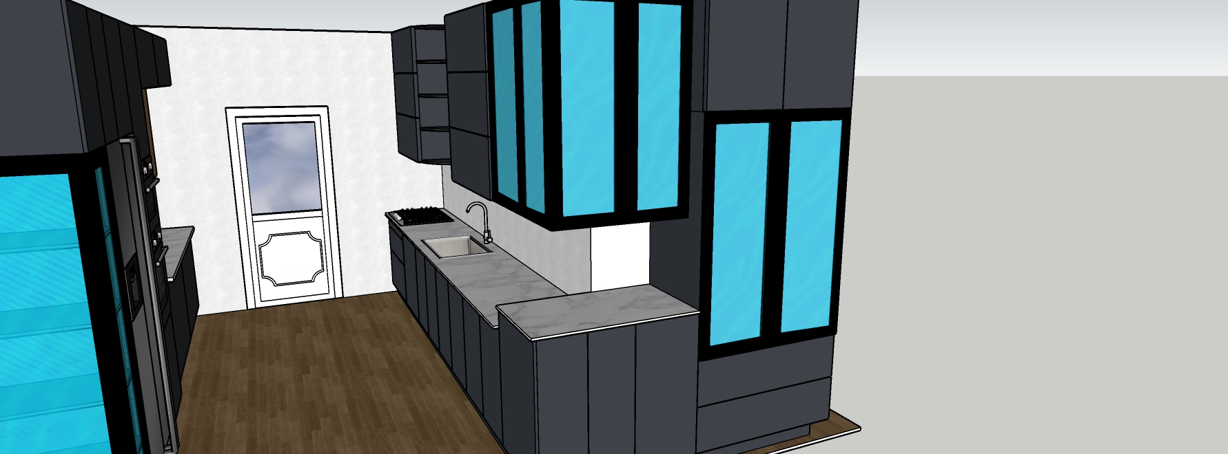 AI-Generated Modern Kitchen Designs | ArchiVinci | 45199