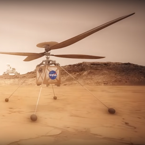 Helicopter on Mars