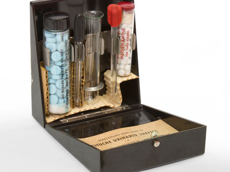 Kit de prueba de azúcar en la orina Sheftel, LYLLY AND COMPANY, 1940