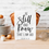 Thumbnail: Be Still & Know that I am God - Flour Sack Kitchen Towel/Christian Gift/Hostess