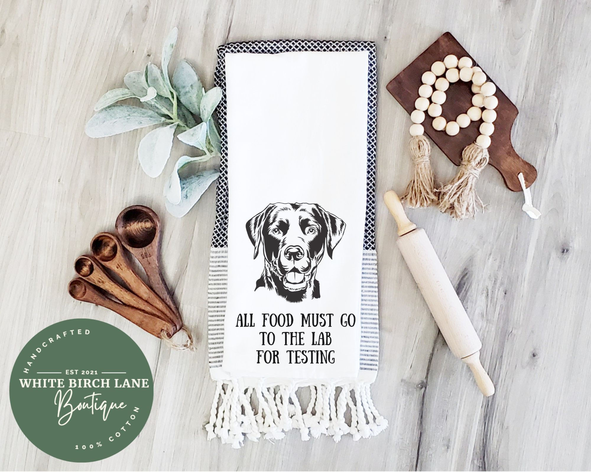 Labrador Retriever Kitchen Tea Towel