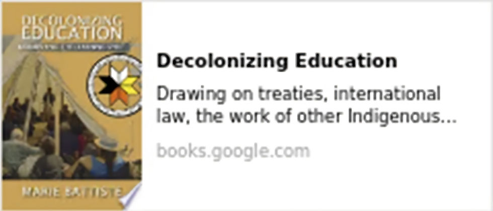 Decolonizing education