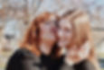 happy mother and daughter photo on a sunny day