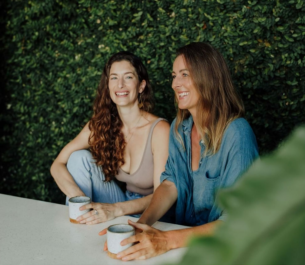 happy photo of Lucy and Rachel
