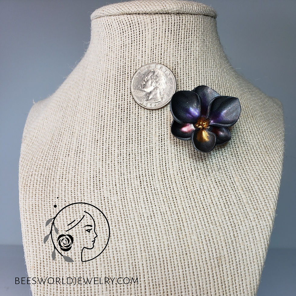 Thumbnail: Black Orchid Lapel Pin