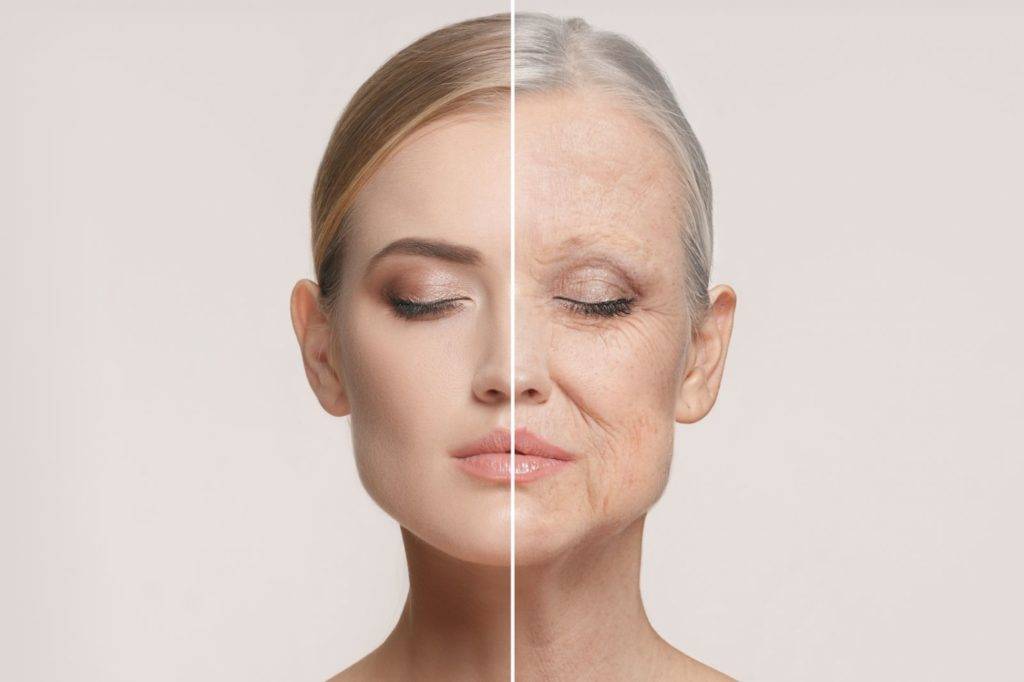 Healthy, youthful-looking elderly person benefiting from Ayurvedic anti-aging herbs.