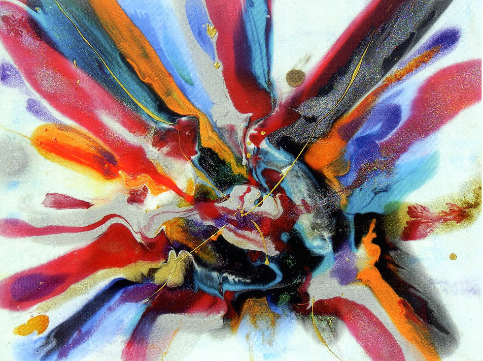 Mixed Media on canvas, 38" x 42"
