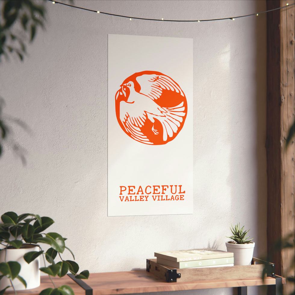 Thumbnail: Peaceful Valley Village Poster (25+Sizes)