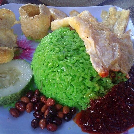 Nasi Lemak Hijau Batu Pahat