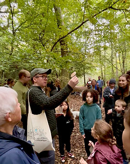 Daniel Greenwood descibing Fungi on our Fungi Walk October 2025 photo by Michelle Thomasson.jpg