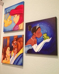 Cuadros Princesas Disney
