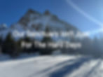 Walking into the bowl at the beginning of Arethusa Cirque and looking at Storm Mountain