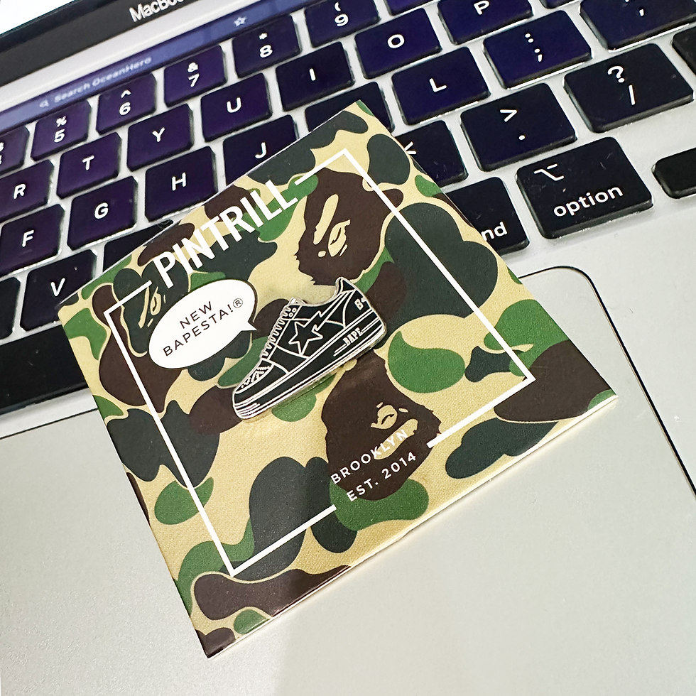 Thumbnail: Bape x Pintrill Bapesta (2016) Pin