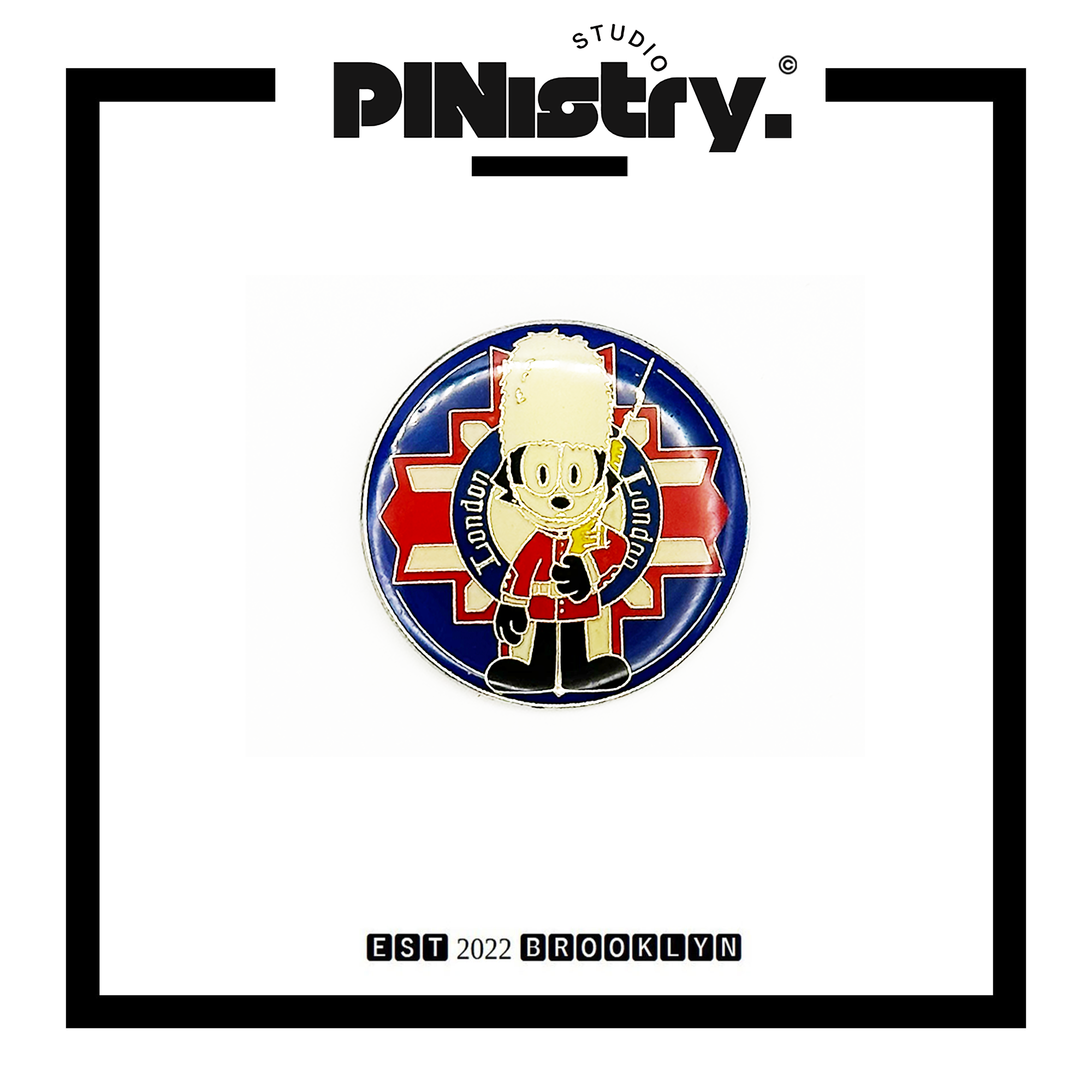 London Badge Felix the Cat Pin