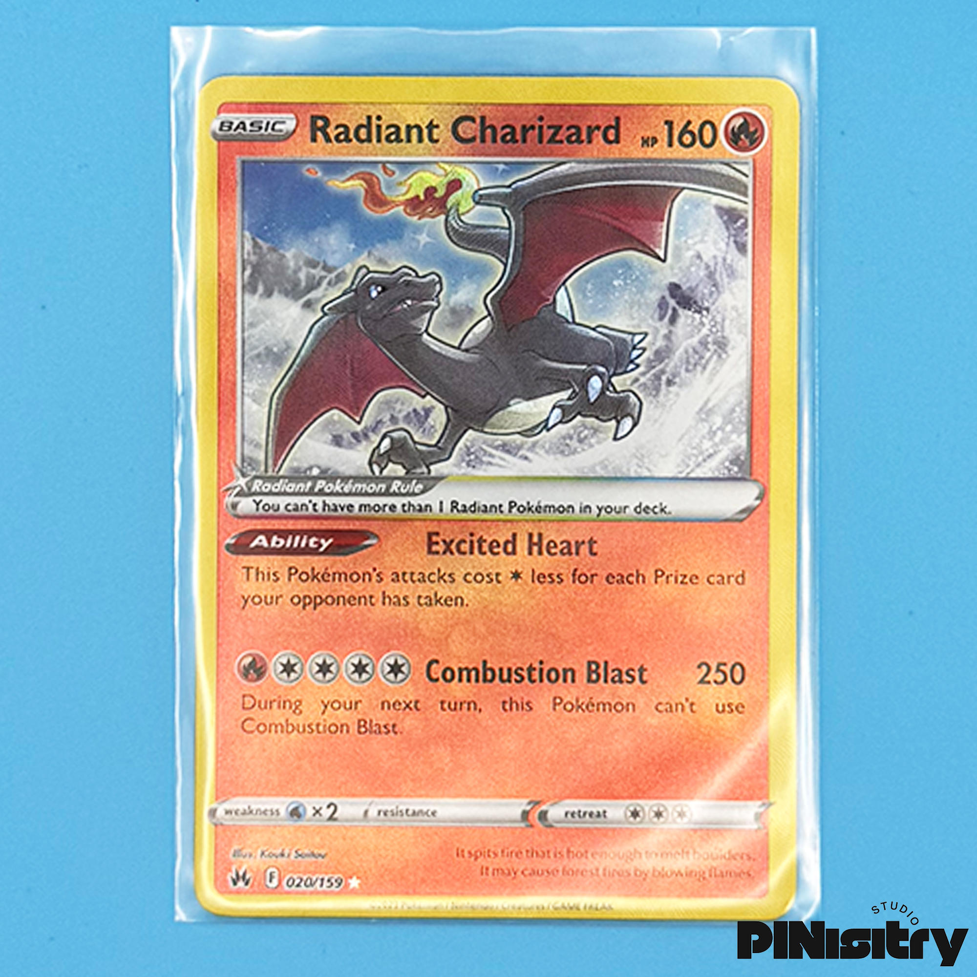 Radiant Charizard Crown Zenith 20 Holo Pokemon