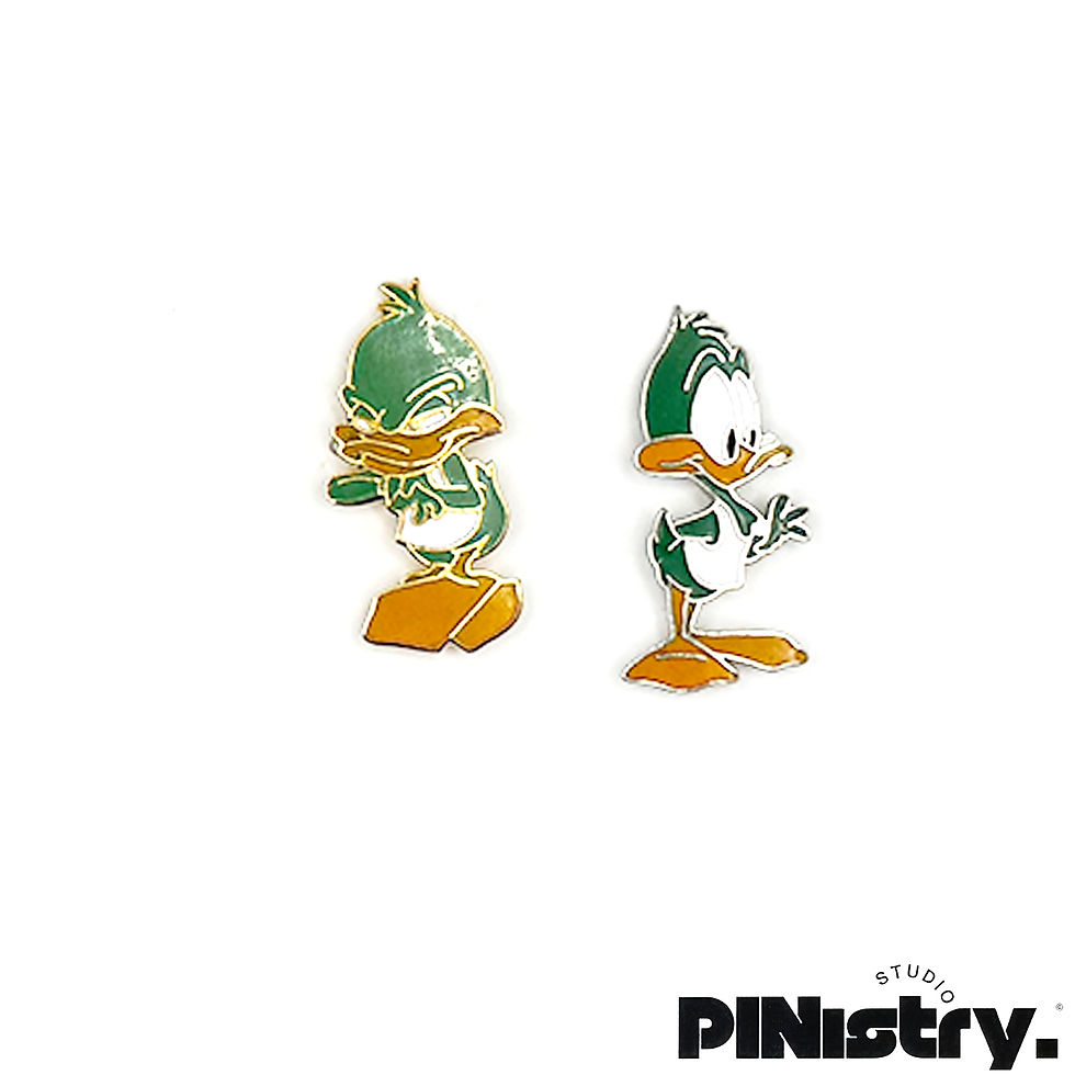 Plucky Duck Tiny Toons Looney Tunes Pin Set (2 Individually Wrapped)