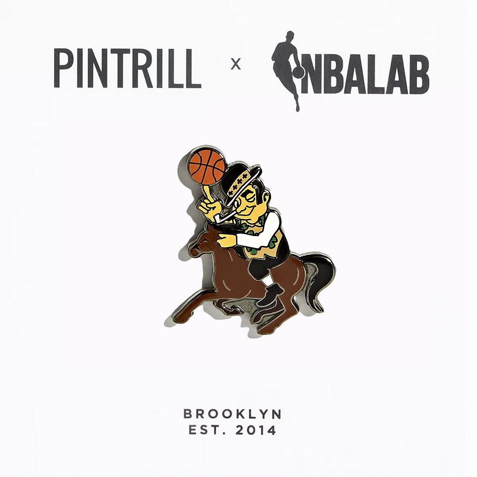 Boston Celtics Lucky the Leprechaun NBALAB x Pintrill (2017)