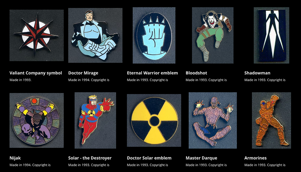 Thumbnail: Master Darque Planet Studios Voyager Communications Inc. Collectible (1993) Pin