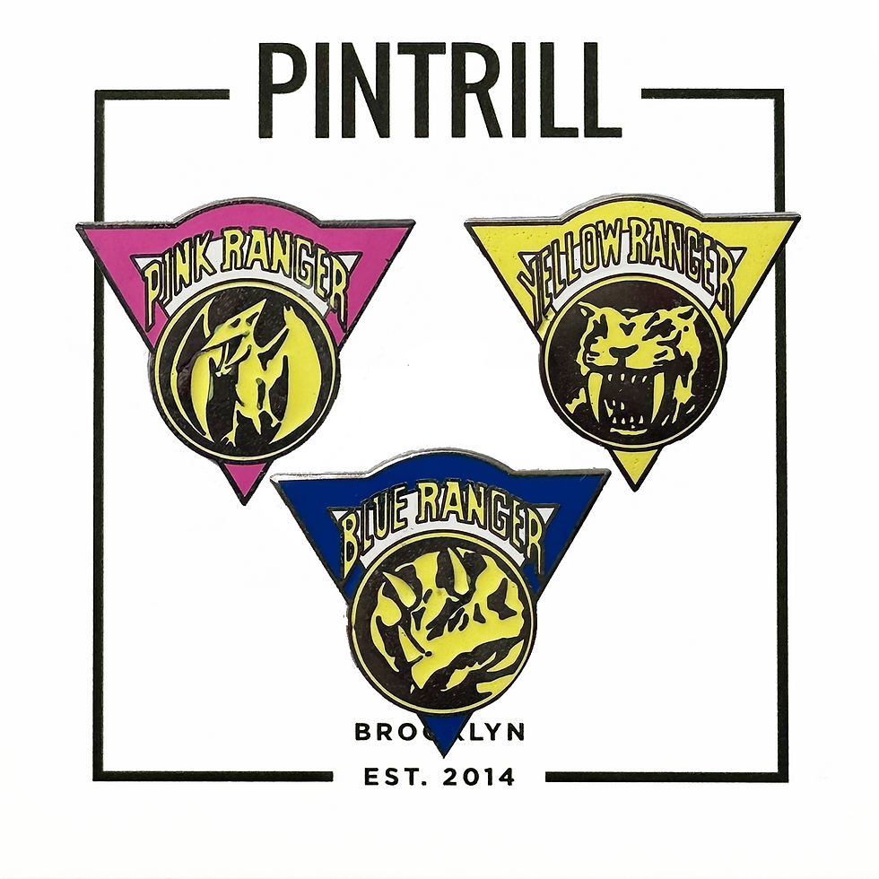 Mighty Morphin' Power Rangers Collectible Pin Set (2017)