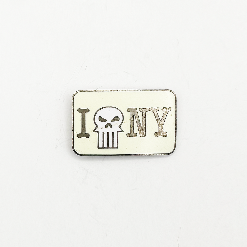 Thumbnail: The Punisher "I Punish NY" Marvel Planet Studios #151 Silver (1991) Pin