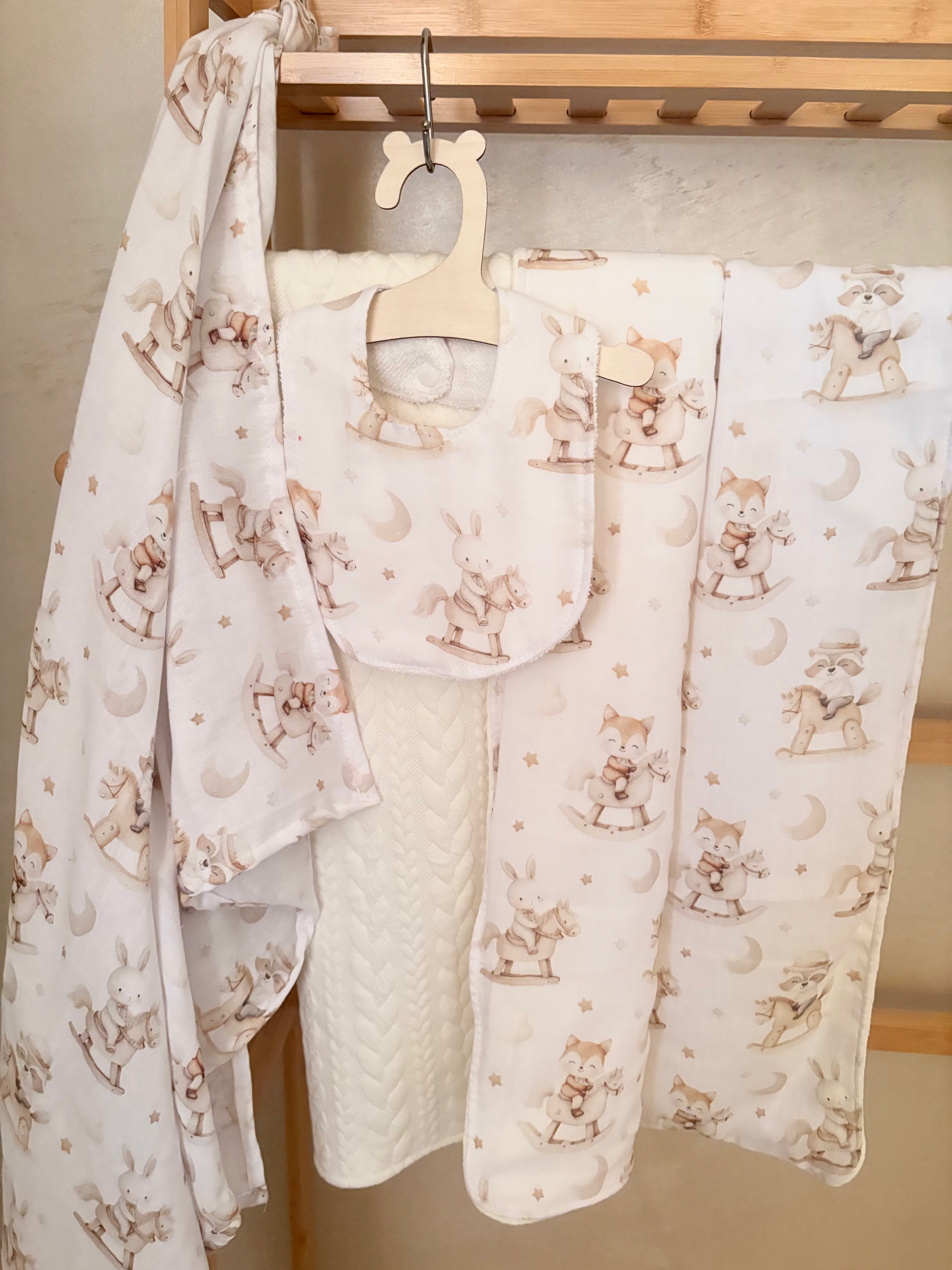 Set cavalli a dondolo 