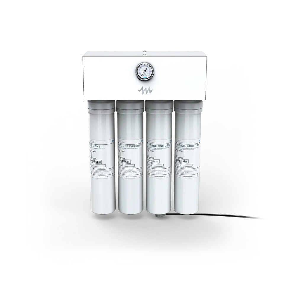 Thumbnail: TAP RO Four-stage water filter system with gauge
