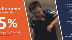 Strømsgodset IF har inngått samarbeid med Eiker Vekst!