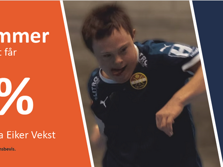 Strømsgodset IF har inngått samarbeid med Eiker Vekst!