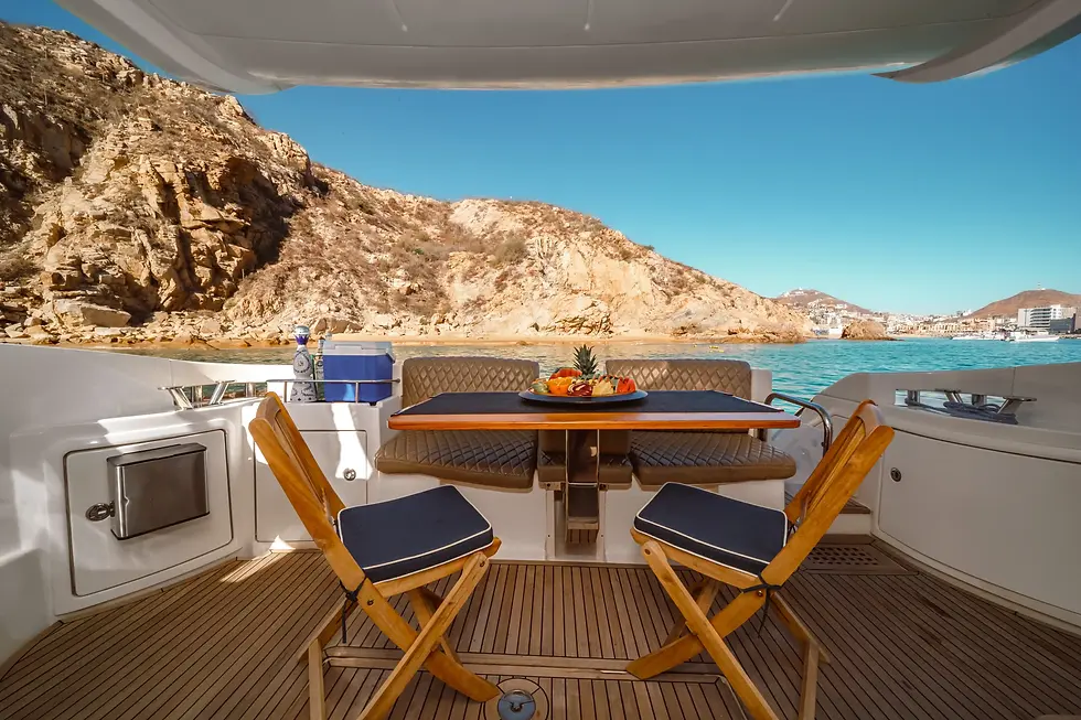 Yacht deck