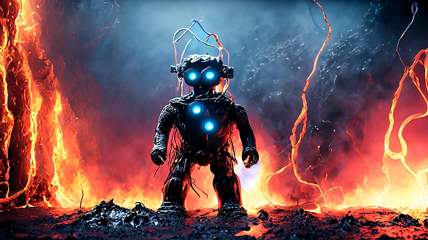 robots lava