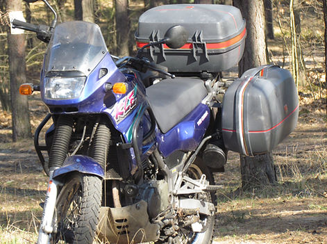 Warsaw Moto Rent Poland KLE 500