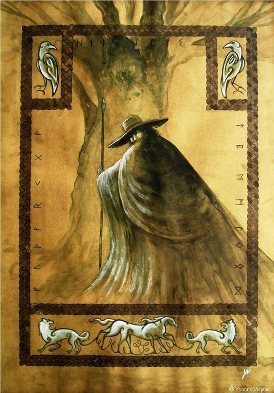 Odin by YvonneVetjens. (printerest)
