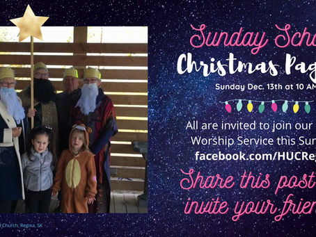 Sunday School Pageant Is Coming!