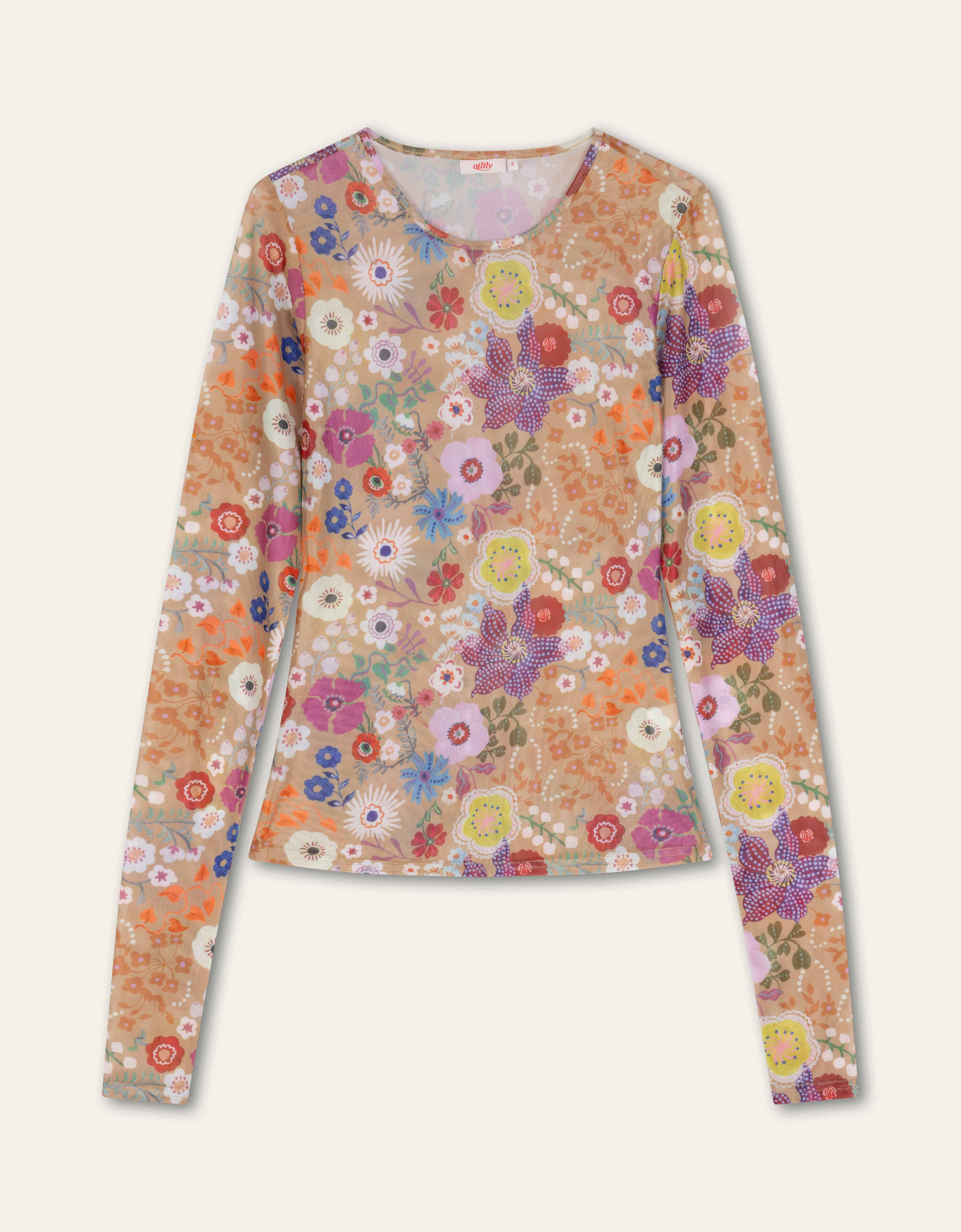 "Tommorrow" Mesh Top Damen - Oilily