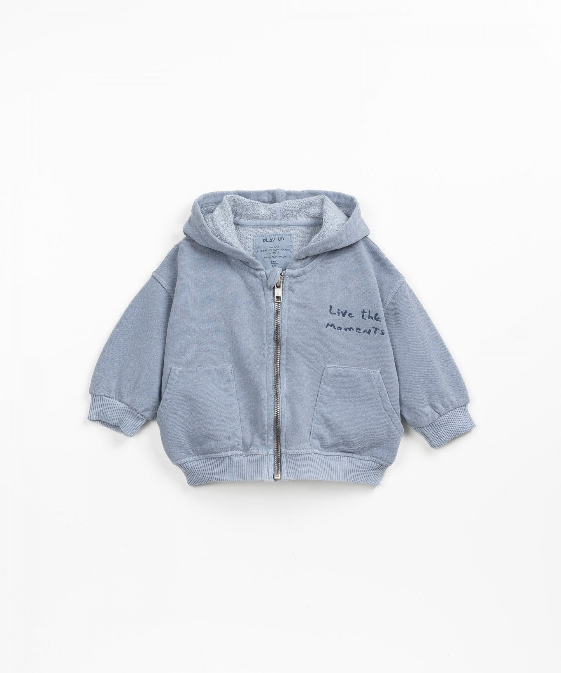 "Live The Moments" Zip Hoodie Baby - Play Up