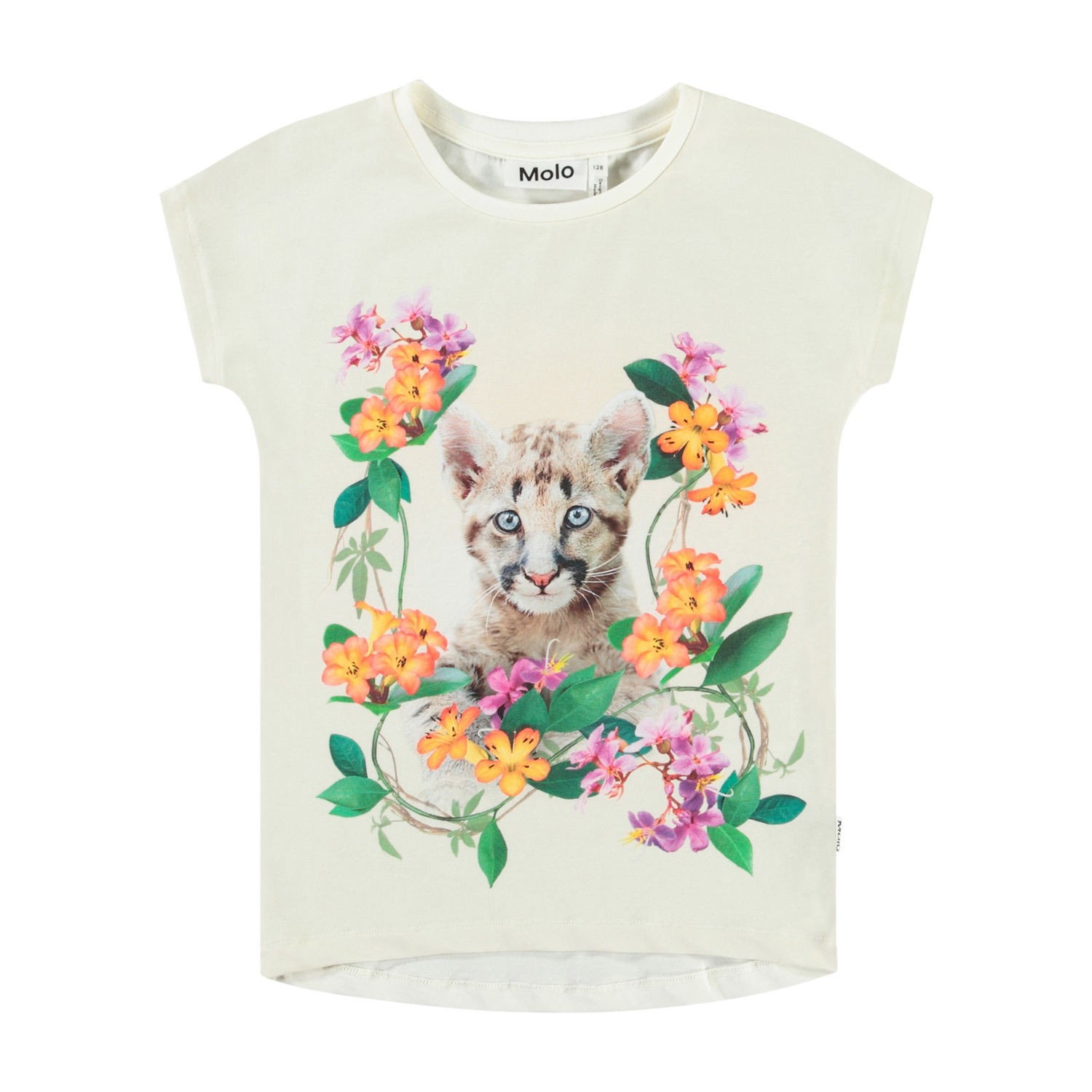 "Floral Cat" T-Shirt Mädchen - Molo