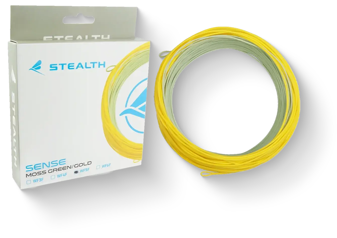 Stealth Sense Floating Fly Line Moss Green/Gold