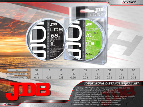 JDB 8X LONG DISTANCE SPECIALIST 300m | Bilimoria Fishing