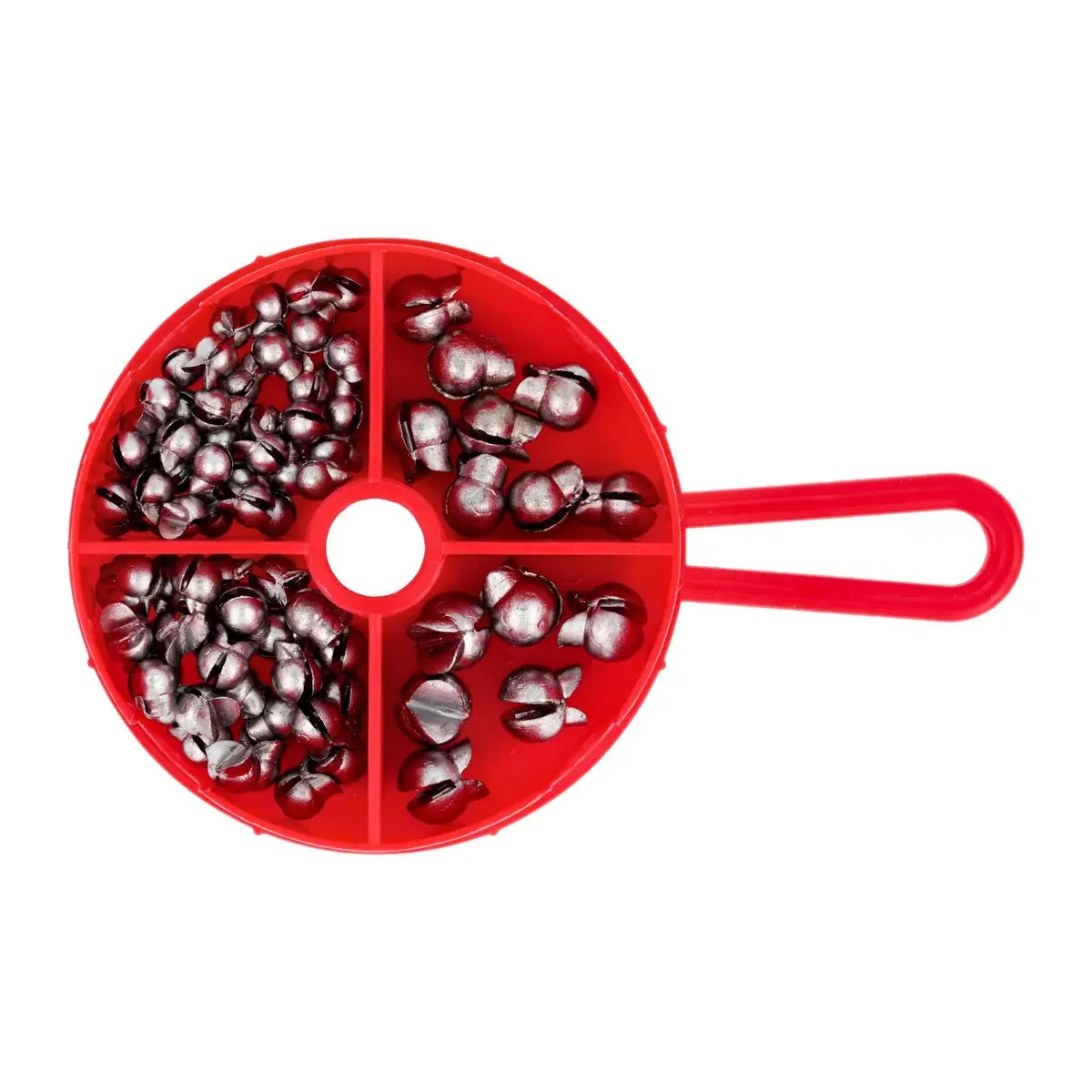 Eagle Claw Removable Split-Shot Sinker Mini Dial Pack 78pc 02180H-008
