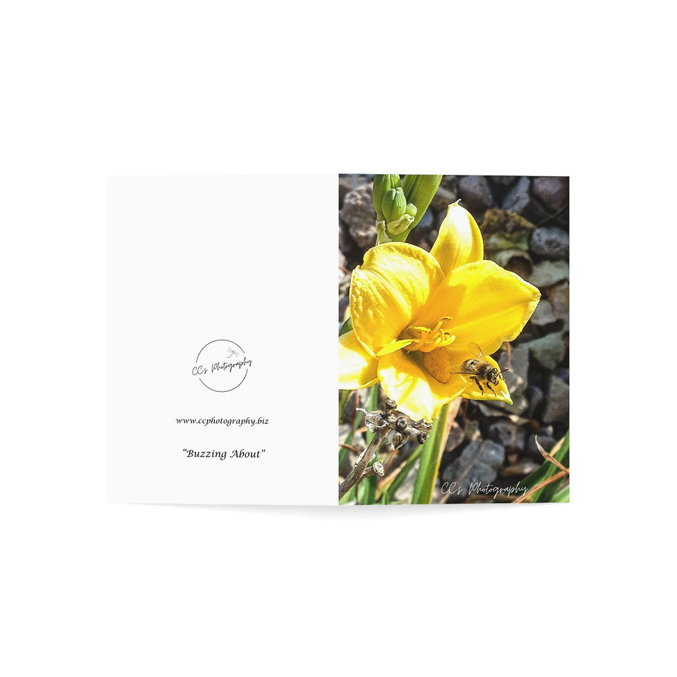 Thumbnail: "Buzzing About" Greeting Card
