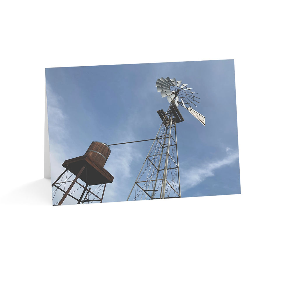 "Up and Above" Greeting Card